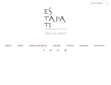 Tablet Screenshot of estapatijavea.com